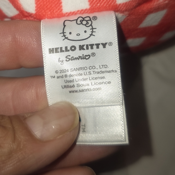 Squishmallows Hello Kitty Strawberry Gingham Plush‎ Jazwares Sanrio NWT - Picture 3 of 7